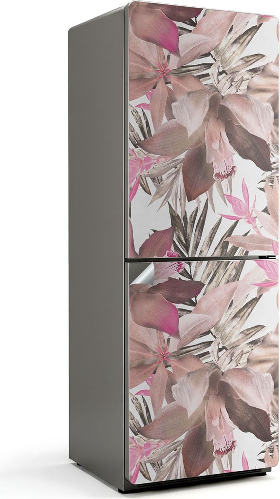 Abstraktes Texturmuster – Kühlschrank Aufkleber – Klebefolie Kühlschrank – Kühlschrank Dekor – Kühlschrankfolie selbstklebend – Küch...