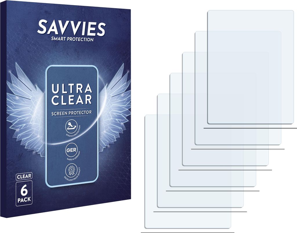 6x Für Sony Ericsson S500i Schutzfolie Savvies Displayschutz Display Schutz Folie Klar Transparent