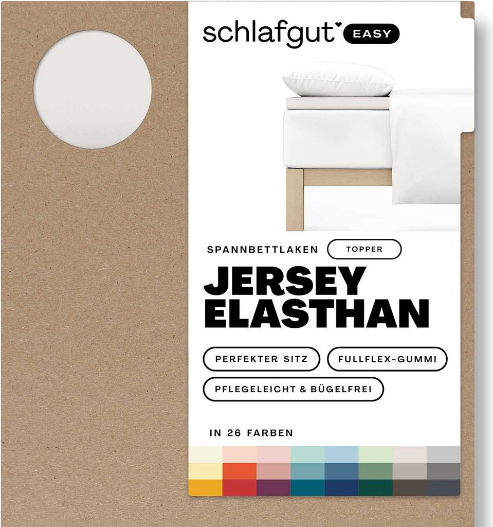 Adam Matheis Topperbezug EASY Jersey BL 100x200 cm beige