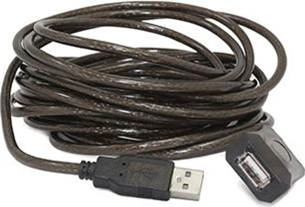 Hamlet XUREP10 Câble USB 2.0 10m Extension Active USB-A Noir Haute Qualité