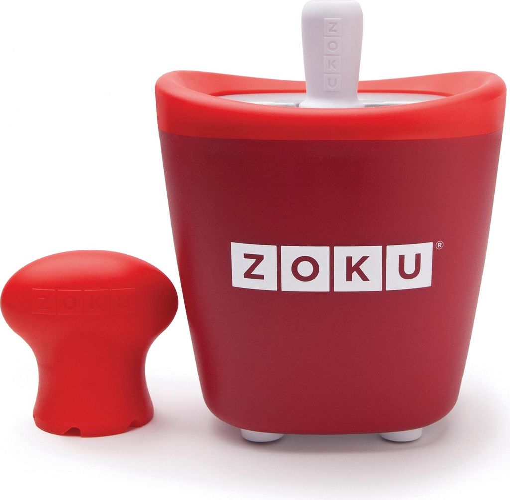 POP Maker SINGLE Rot Quick Pop Single Maker zaubert in nur 7–9 Minuten gesundes und unterhaltsames Eis am Stiel