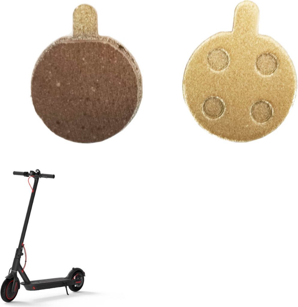 Metall Bremsbeläge für Elektroroller Xiaomi M365 PRO / PRO 2 / 1S / Essential / Motus Scooty PRO 10 / Techlife X6