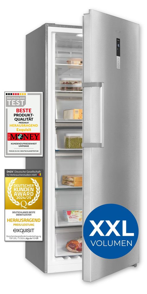 Exquisit Gefrierschrank, Tiefkühlschrank, Kombigerät, Produktbild 