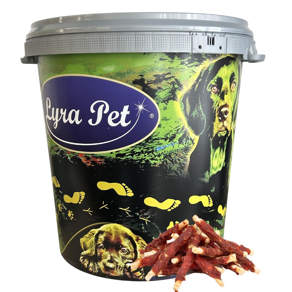 5 kg Lyra Pet® Kaurollen mit Entenbruststreifen in 30 L Produktbild 