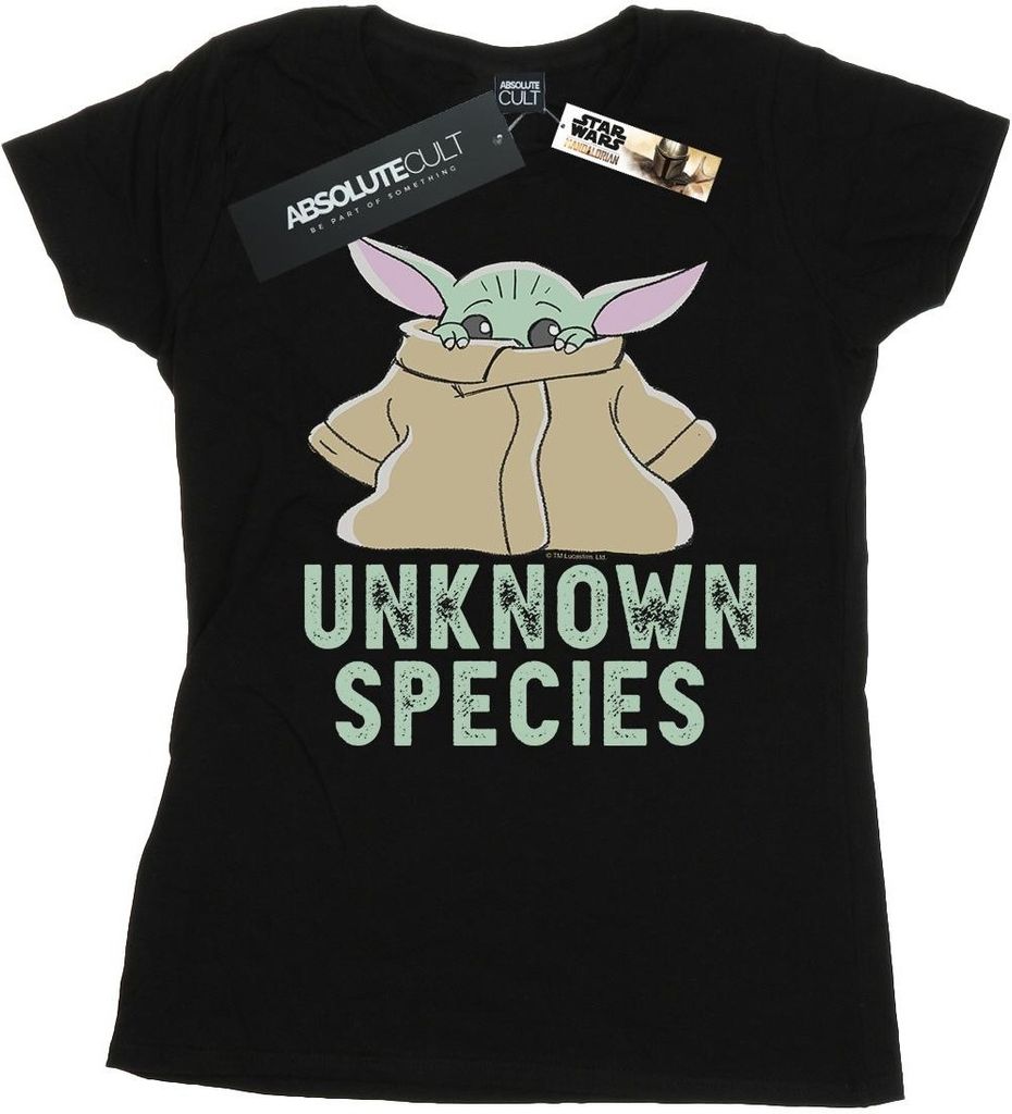 Star Wars - "The Mandalorian Unknown Species" T-Shirt für Damen BI50540 (XL) (Schwarz)