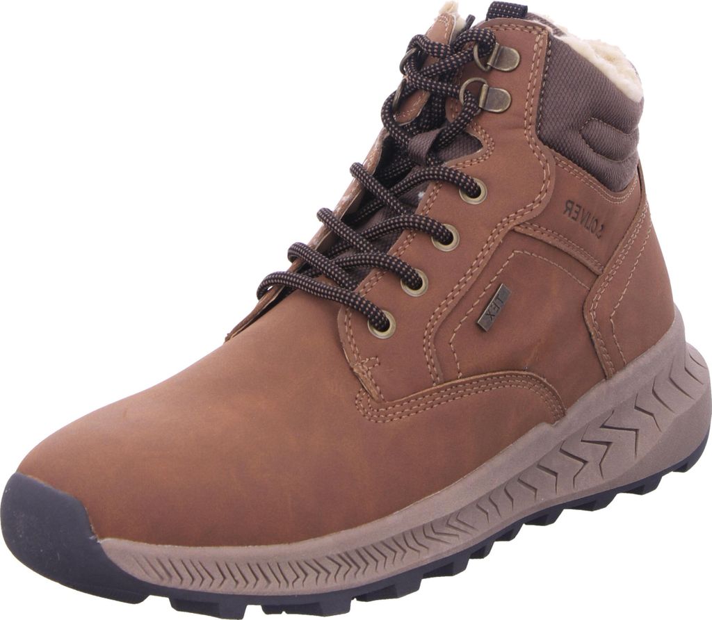 s.Oliver Herren Schnürstiefeletten 33290-41, 33290-42, 33290-43, 33290-44, 33290-45, 33290-46 SOL-16242 COGNAC 41
