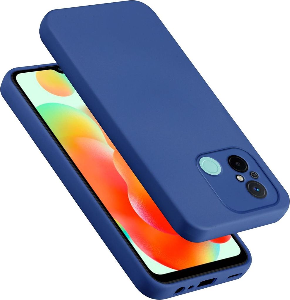 Cadorabo Hülle für Redmi 12C Hülle Silikon Handyhülle Case aus flüssigem Silikon, Kratzfeste und stoßfeste Schutzhülle für Redmi 12C