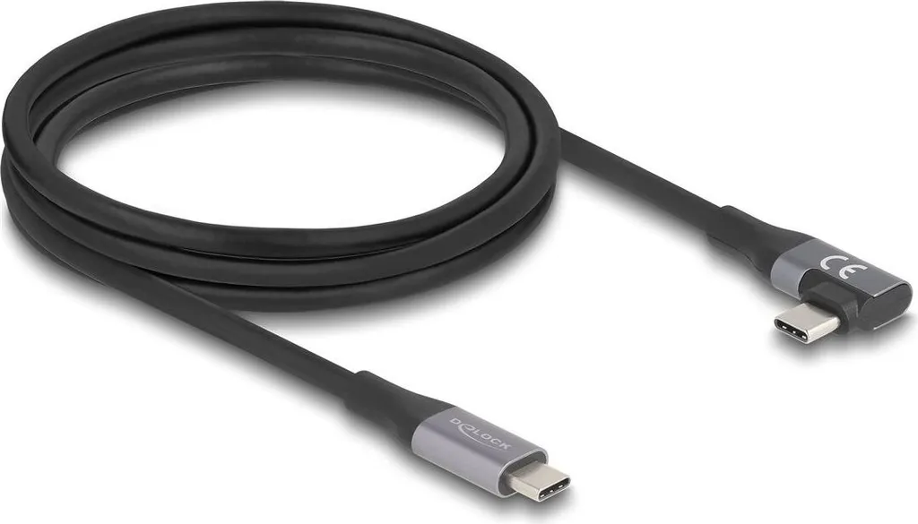 DELOCK USB 20 Gbps angolato sinistro/destro PD 3.1 esteso
