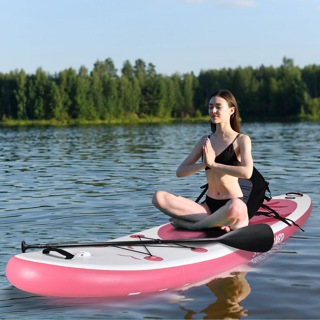 SereneLife Stand Up Paddling Board Set - SUP Board Aufblasbar mit SereneLife Stand Up Paddling Board Set - SUP Board Aufblasbar mit