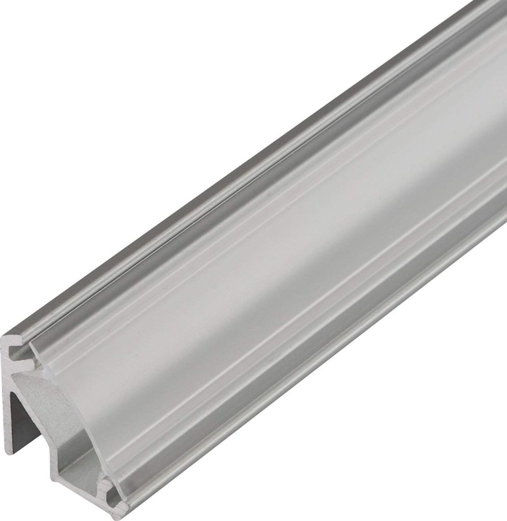 3 Stück LED Profil-99 Alu mit klarer Abdeckung 2000 x 15,7 x 15,8 mm für LED Streifen Aluminium Aluprofil von SOTECH