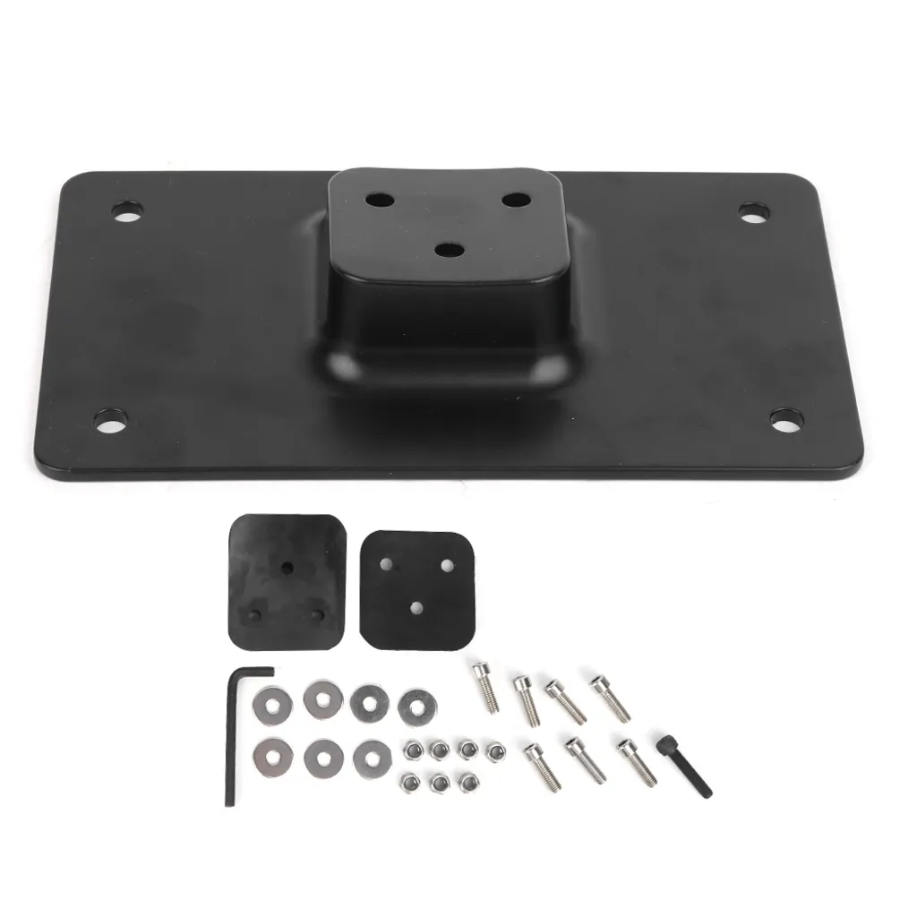 Support de plaque d'immatriculation pour passage de roue de moto