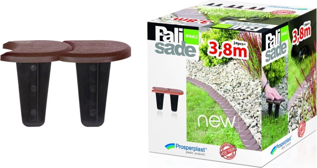 Palisada záhradná hnedá 383,4 cm Obrázok produktu 