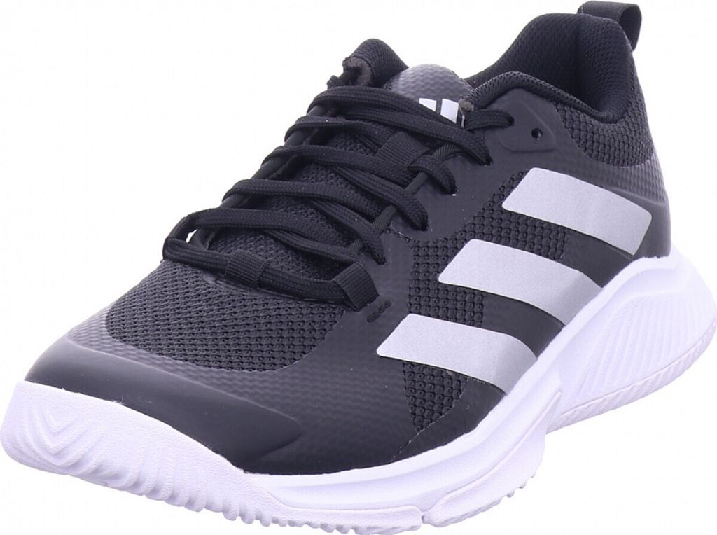 Adidas adidas court team bounce 2.0 w Herren Sportschuh in Schwarz, Größe 9.5