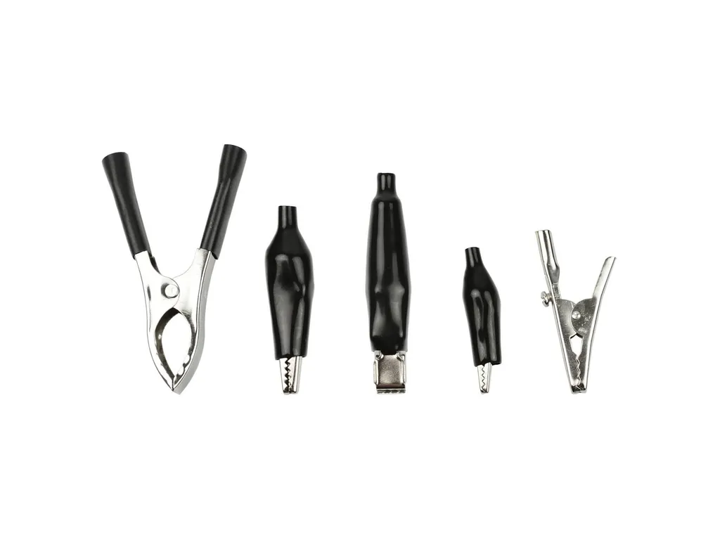 Set 28 Morsetti Coccodrillo GEKO G03602 - Pinze Elettriche per Test - 2