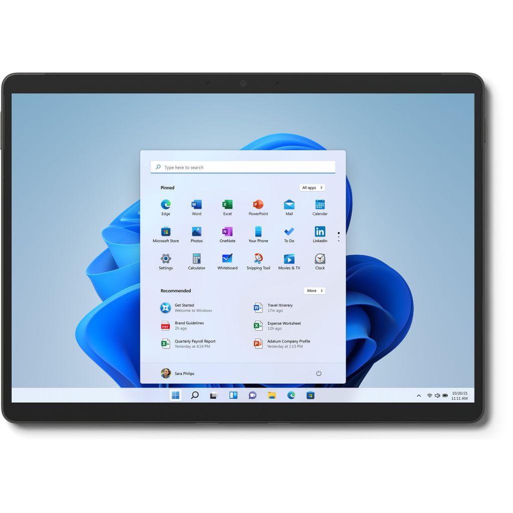 Microsoft Surface Pro 8 - 33 cm (13") - 2880 x 1920 Pixel - 256 GB - 16 GB - Windows 11 Pro - Graphit