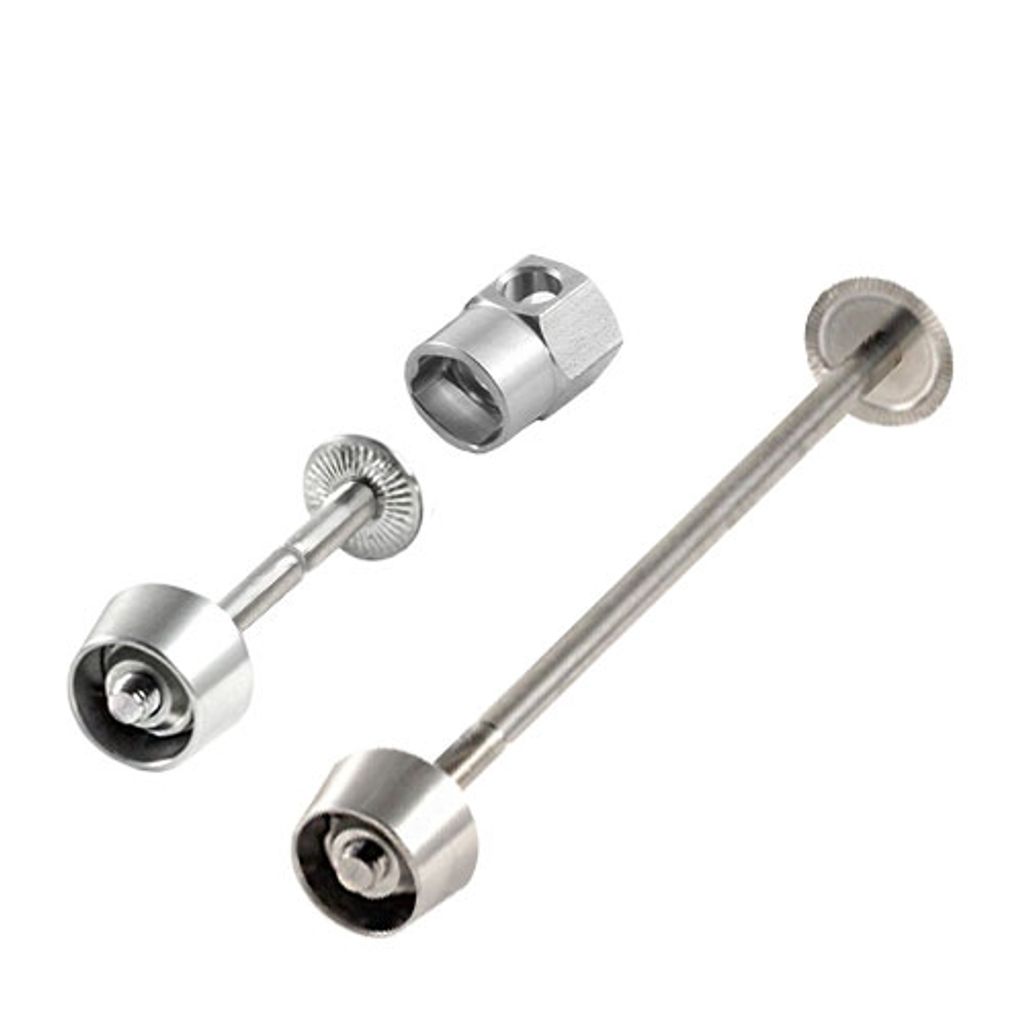 Pitlock Set 01, Vorderrad/Sattelstütze, PITLOCK, silber