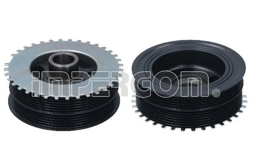 Poulie vilebrequin 9 nervures haute résistance pour FORD Focus II 10382