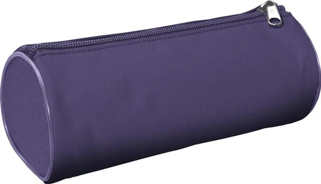 Étui à crayons violet Kangaro rond en tissu résistant haute qualité