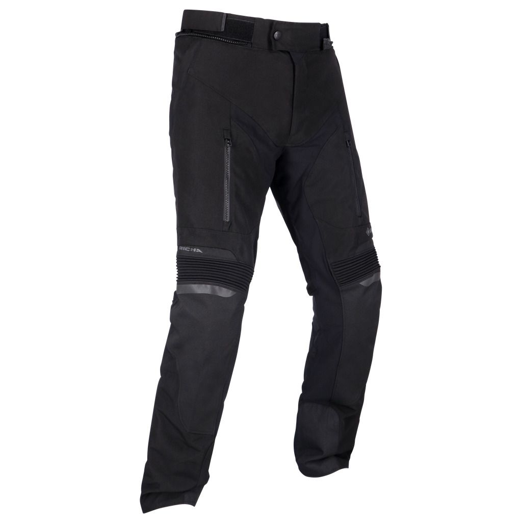 Richa Cyclone 2 Gore-Tex wasserdichte Motorrad Textilhose, schwarz, 2XL