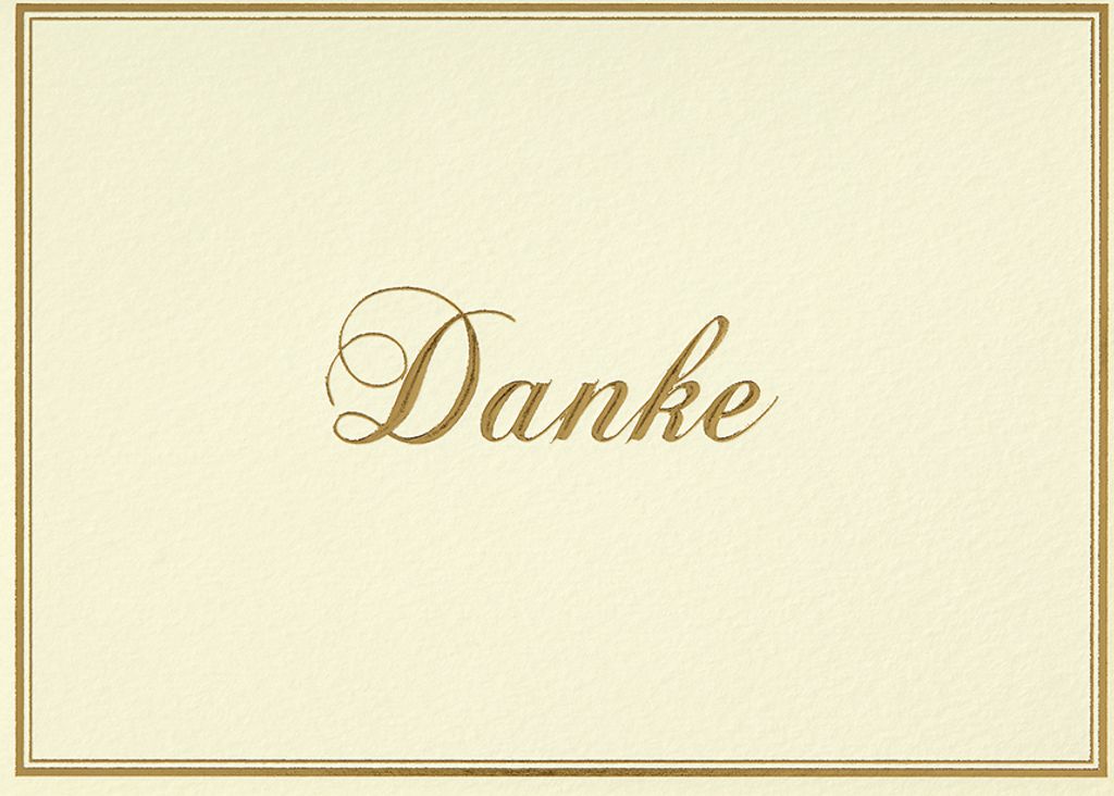 Danksagung Mehrstückpackung 5 Danksagungskarten im Format 105x145cm