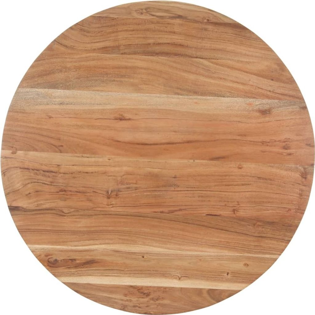 vidaXL Tavolo da pranzo 80 cm in legno massiccio di acacia Immagine del prodotto 