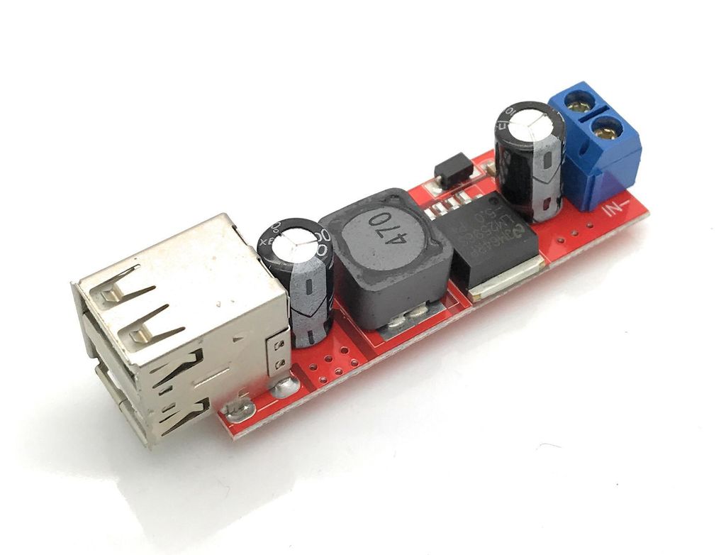 Netzteilmodul 6 - 40V -> 5V / 3A mit 2x USB Ausgang Produktbild 
