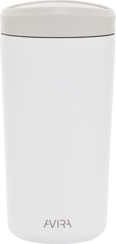 Avira - Trinkbecher "Alix", Recycelter Edelstahl, 400ml XD1192 (Einheitsgröße) (Weiß)