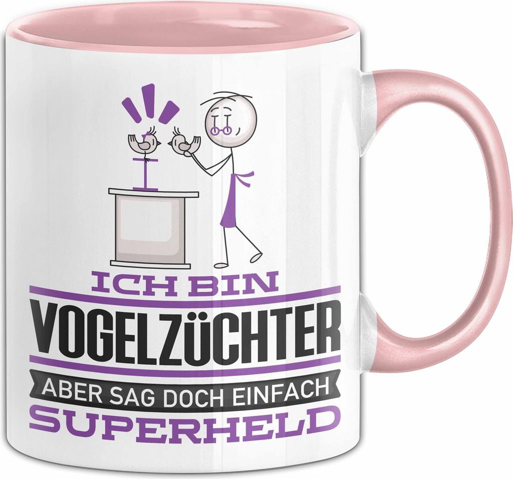 Vogelzüchter Geschenk Tasse Ich Bin Vogelzüchter Aber Sag Produktbild 