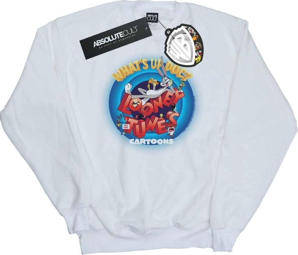 Looney Tunes - "What's Up Doc" Sweatshirt für Herren BI33339 (XXL) (Weiß)
