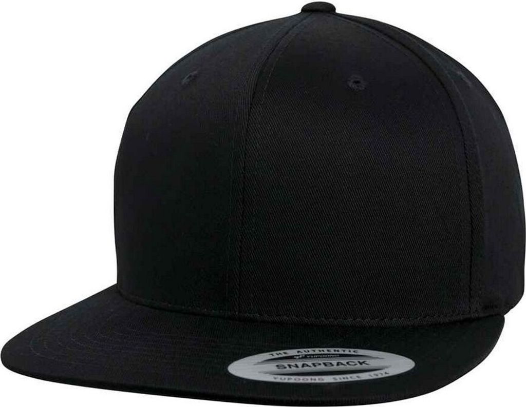 Flexfit - Baseball-Mütze Snapback PC7174 (Einheitsgröße) (Schwarz)