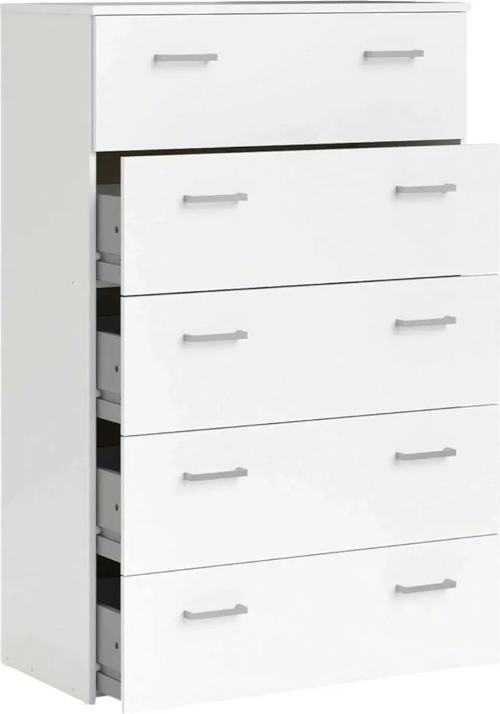 Commode SPACE Buffet Sideboard Blanc Mat pour Salon et Chambre Moderne - 9
