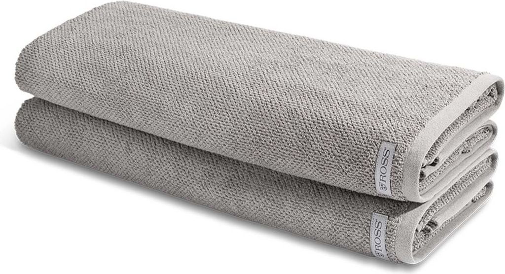 Ross Selection 2 X Duschtuch im Set Frottee aus Bio Produktbild 