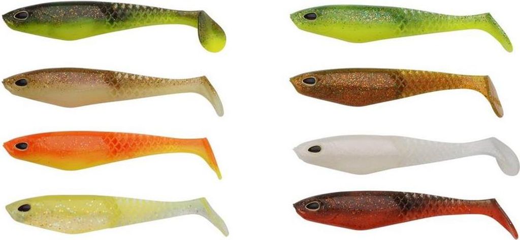 Berkley Cullshad 7.5cm 8pcs Mixpack Darkwater Gummifisch Shad Gummiköder Sortiment
