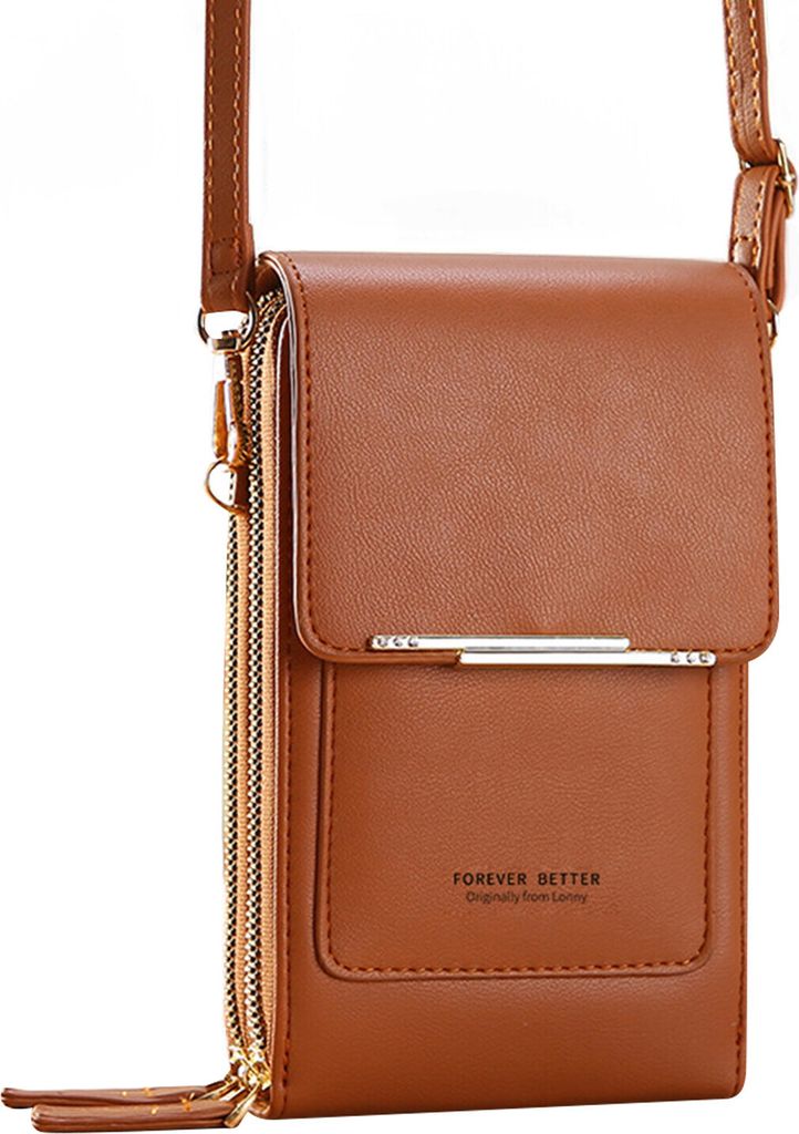 STILVORA Handytasche Damen, Touchscreen-Handytasche, Kleine Schultertasche, Niedliches Crossbody Bag, Modisch & praktisch, Handytasche für Schlüs...