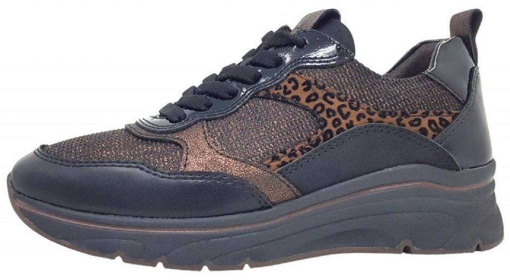 Tamaris M2372141 Women Lace-up sportlicher Schnürer Schwarz in Gr. 40