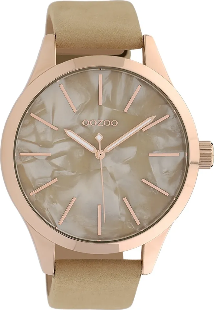 Montre Oozoo Timepieces Femme C10070 Quartz Sable Jaune et Textile