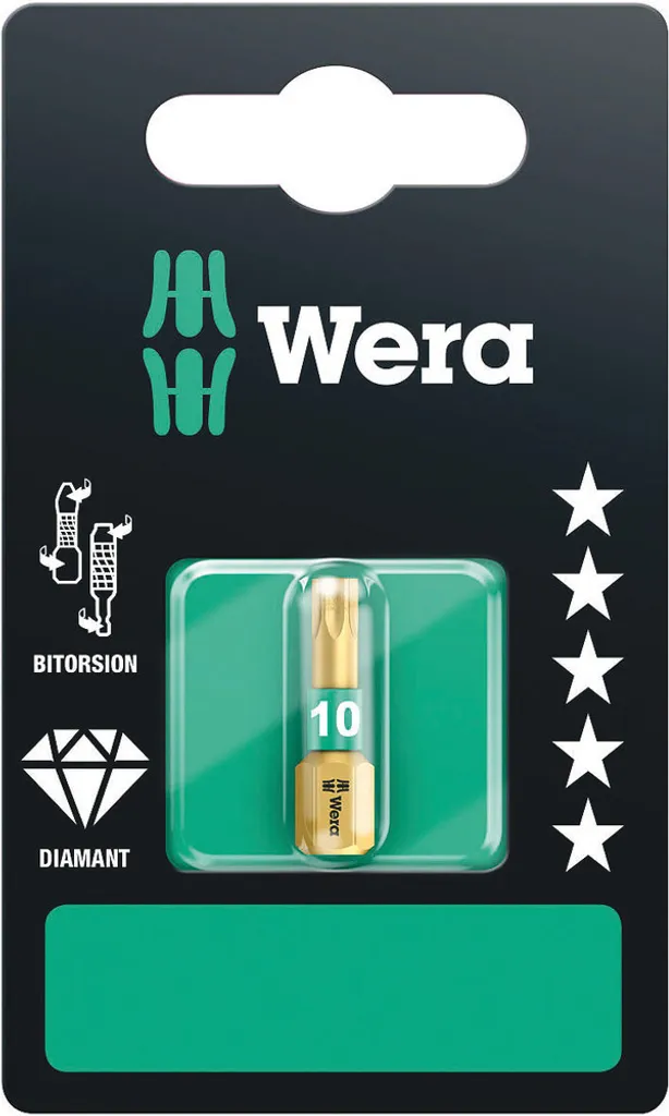 Wera 867/1 BDC Bit Torx T10: Il segreto per viti impossibili