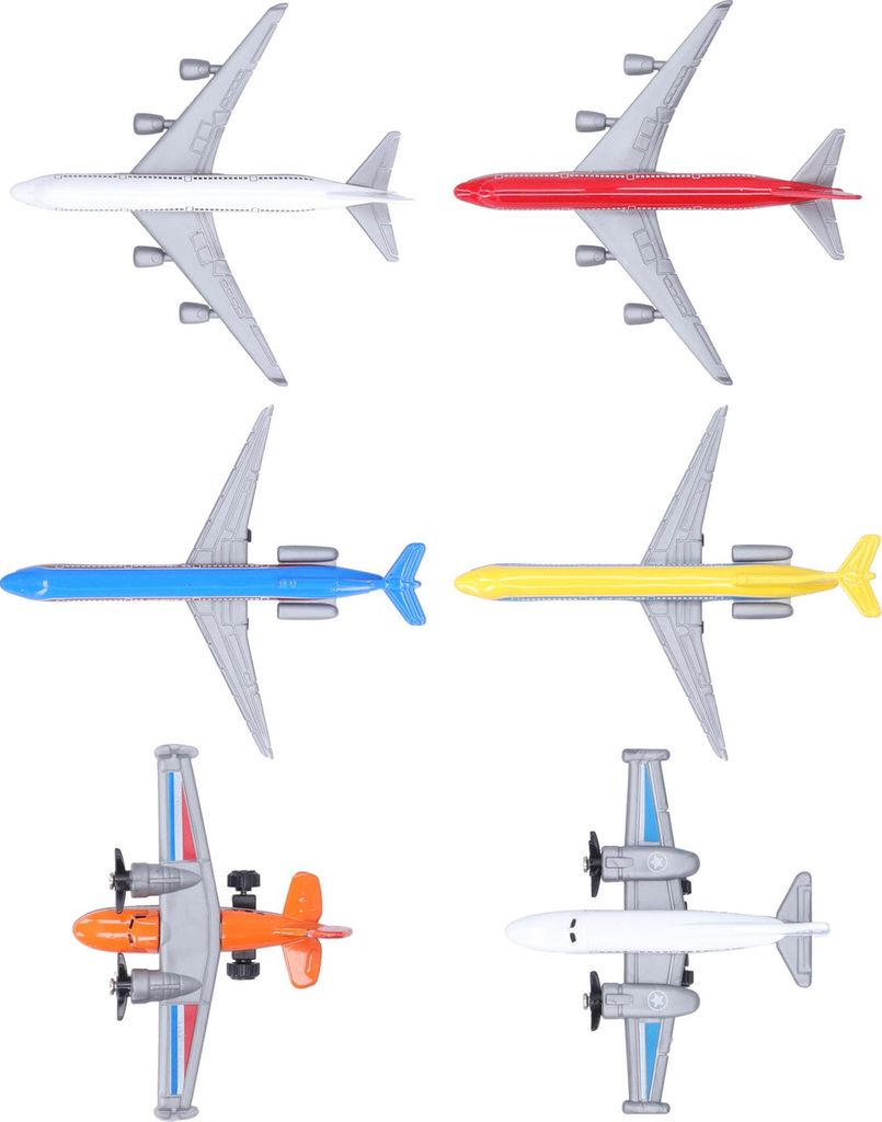 Flugzeug-Set für Kinder, Mini-Kindermodell, hochsimulierte Legierung