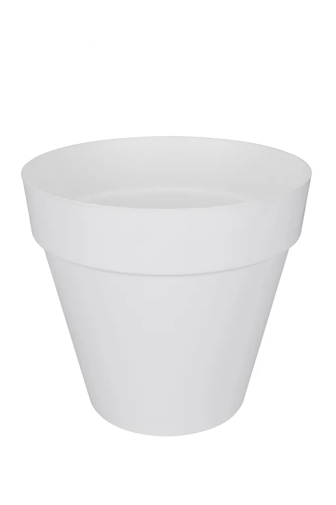 Cache-pot blanc avec roulettes intégrées elho loft urban Ø 40 cm UV