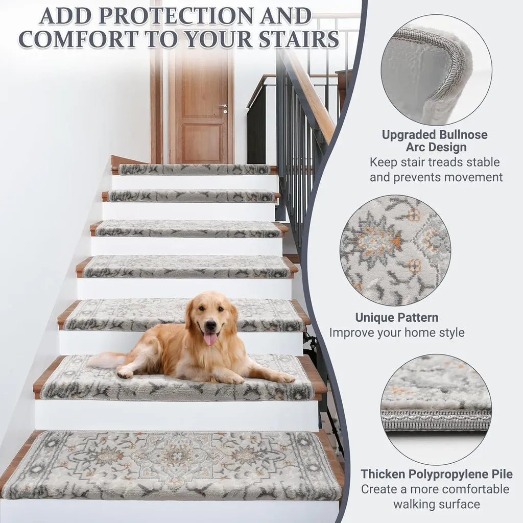 Tapis de protection gris 1,5x2,4m antidérapant et ultra-résistant