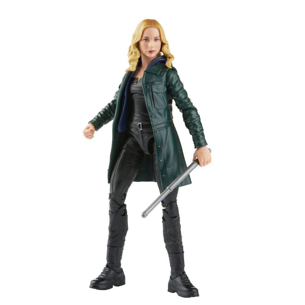 A full-body shot of a female action figure.