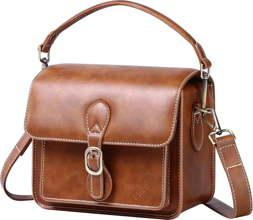 Étui pour appareil photo étanche style vintage marron taille M Nikon