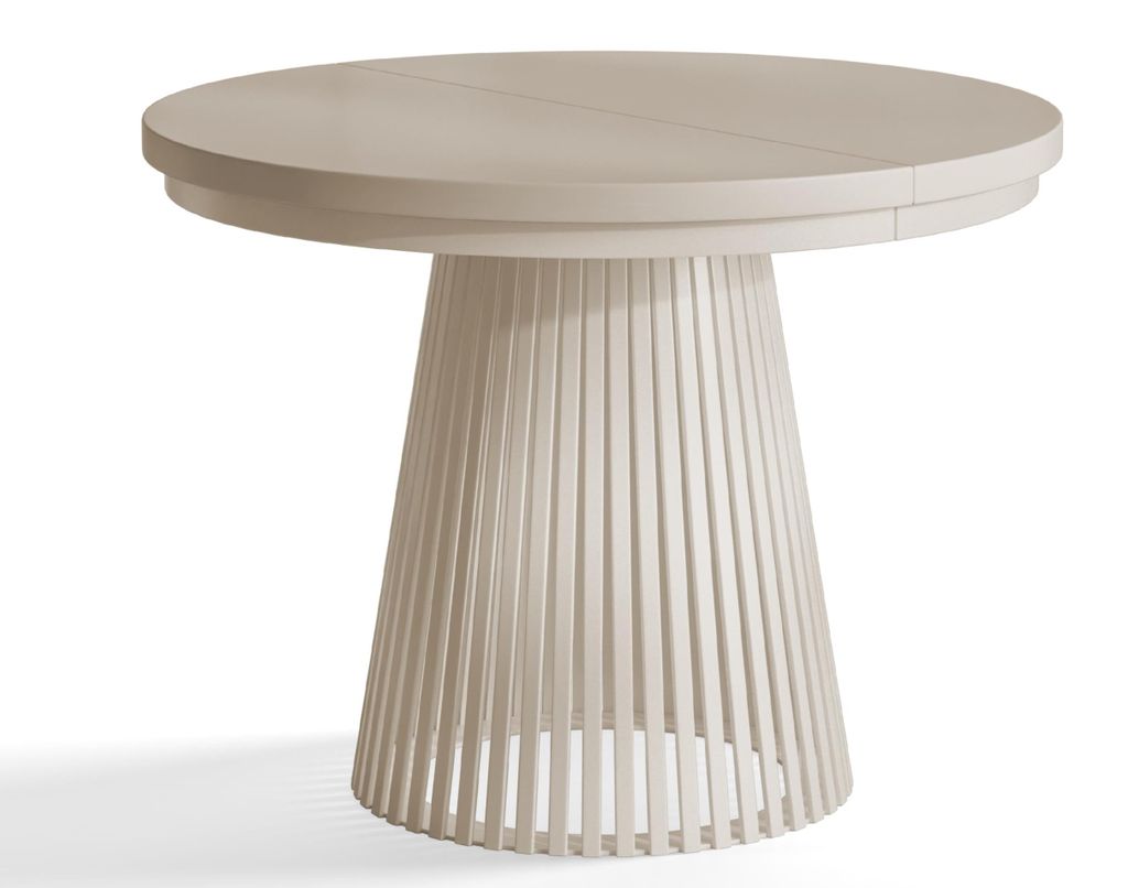 Mesa Comedor Extensible Nero, Patas Metálicas, Mesa de Imagen del producto 