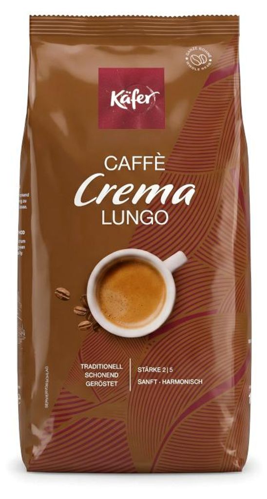 Käfer Caffè Crema Lungo | ganze Bohne | 1000 g Produktbild 