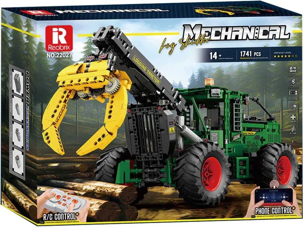 Reobrix R-22027 Véhicule Forestier : Jeu de Construction Technique Complet - 7