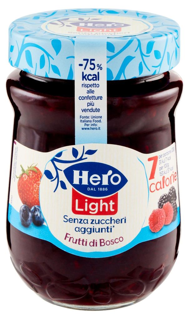 Hero Konfitura z owoców leśnych bez cukru 280 g Zdjęcie produktu 