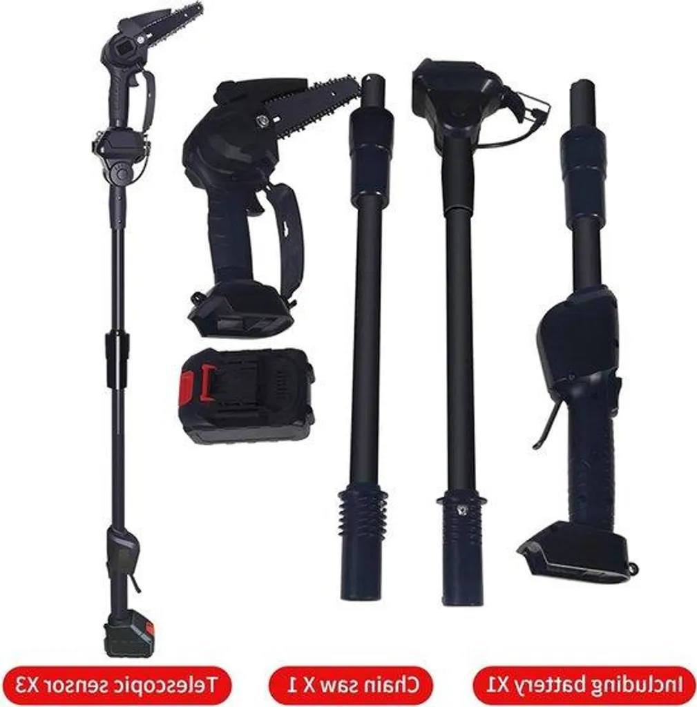 Tondeuse à gazon télescopique pour entretien des bordures et talus 24V