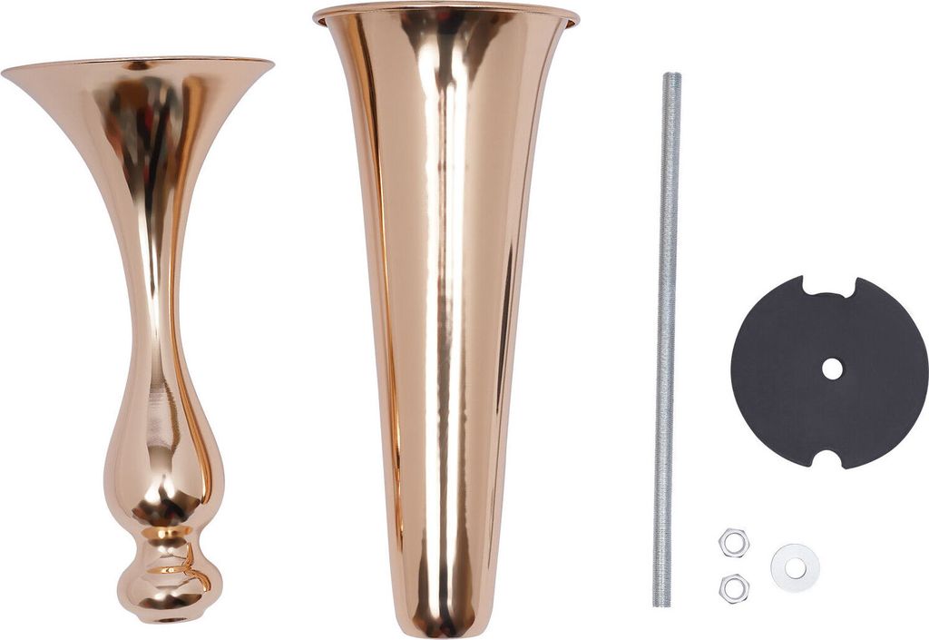 6 Stück Vasen Meatll Set 56,5cm (gold) für Hochzeit Party Produktbild 10
