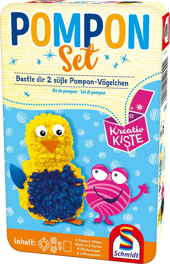 Schmidt Spiele Kreativkiste Pompon Set 51602