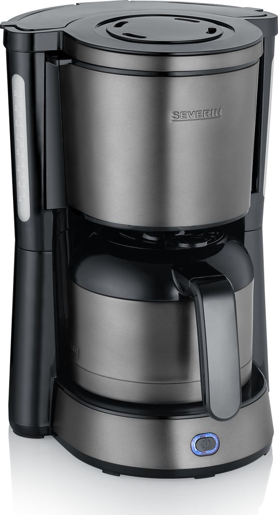 Severin KA 9343, acero inoxidable oscuro con termo Imagen del producto 